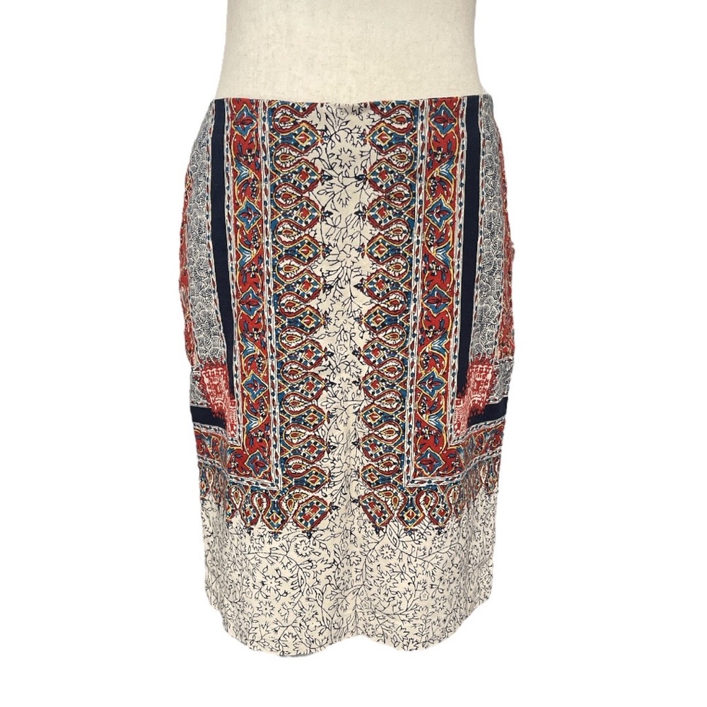 ☀️Lucky Brand Boho Print Pencil Skirt